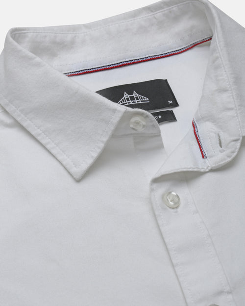 Men Slim Fit Oxford Cotton Casual Shirt
