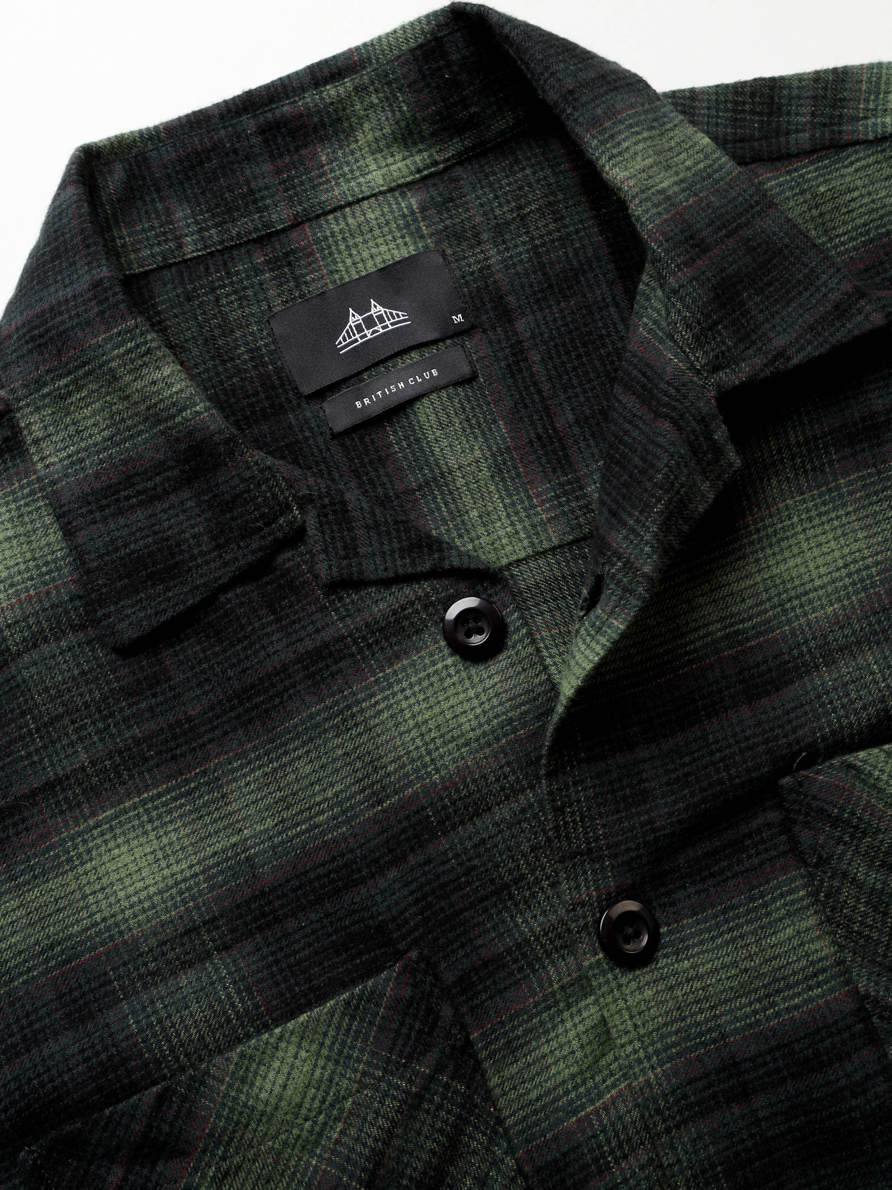 Men's Flannel Checked Slim Fit Shirt