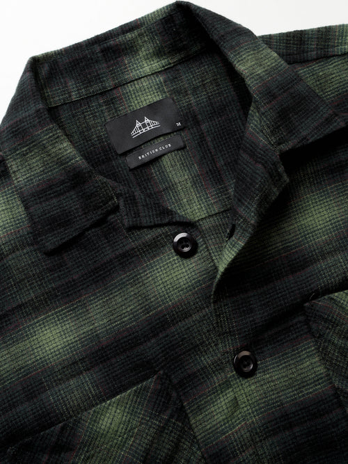 Men's Flannel Checked Slim Fit Shirt