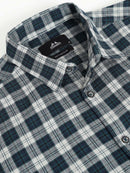 Men Smart Slim Fit Tartan Checks Checked Casual Shirt