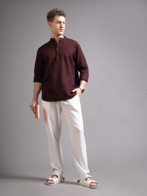 Men's Dobby Kurta Shirt