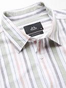 Men's Slim Fit Stripes Shirt