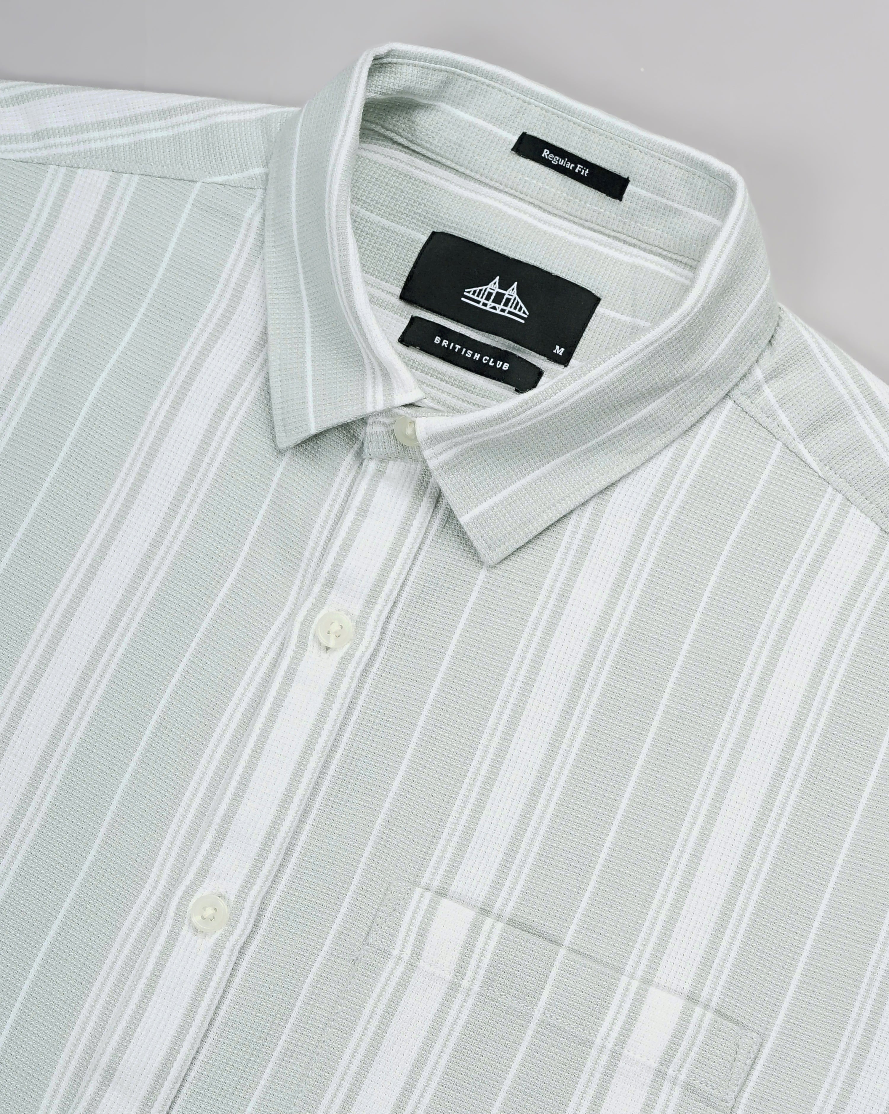 MEN'S REGULAR FIT STRIPES SHIRT
