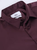 Spread Collar Smart Slim Fit Casual Shirt