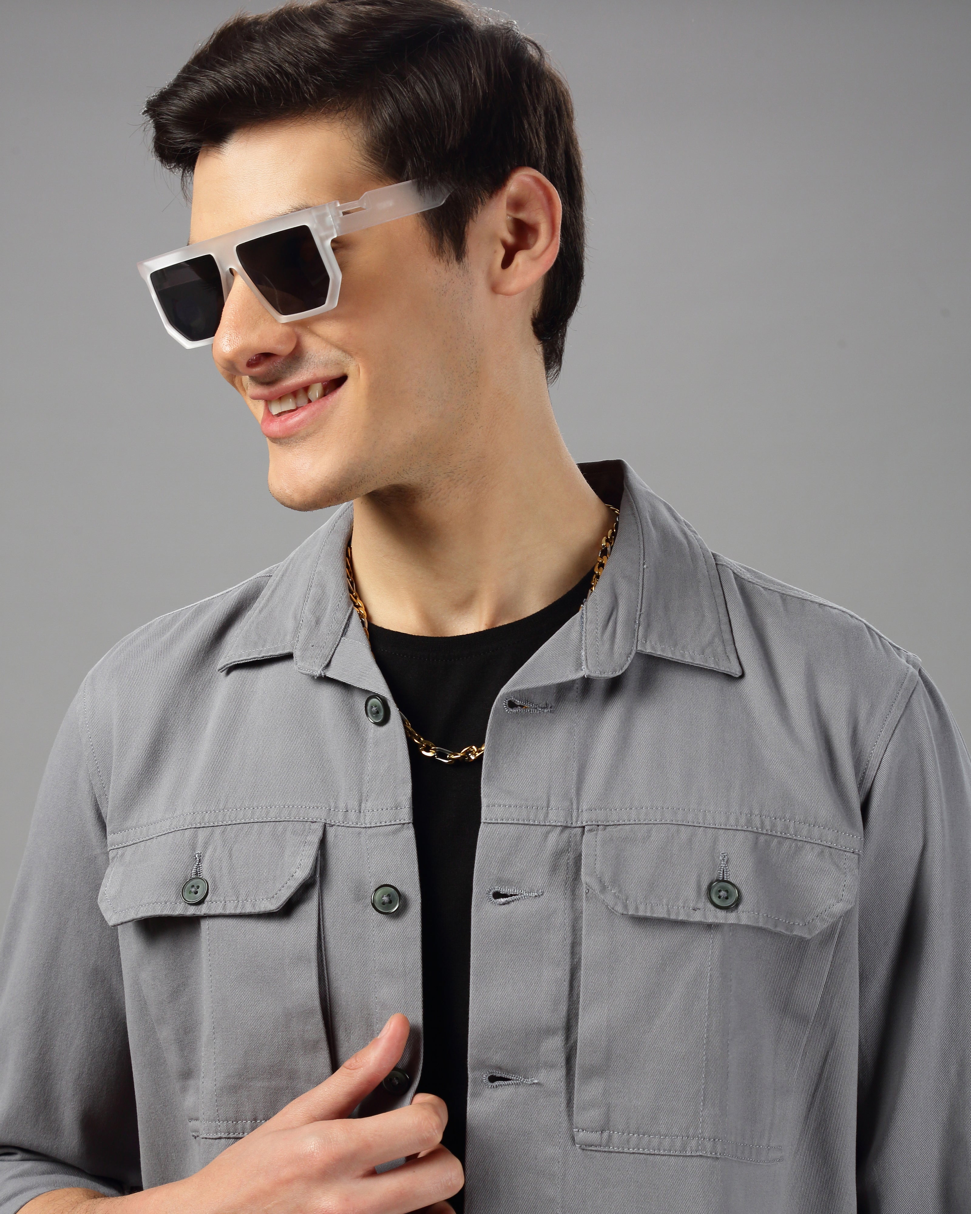 MEN OVERSIZE SHACKET