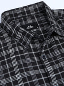Men's Premium Oxford Checks Black Shirt