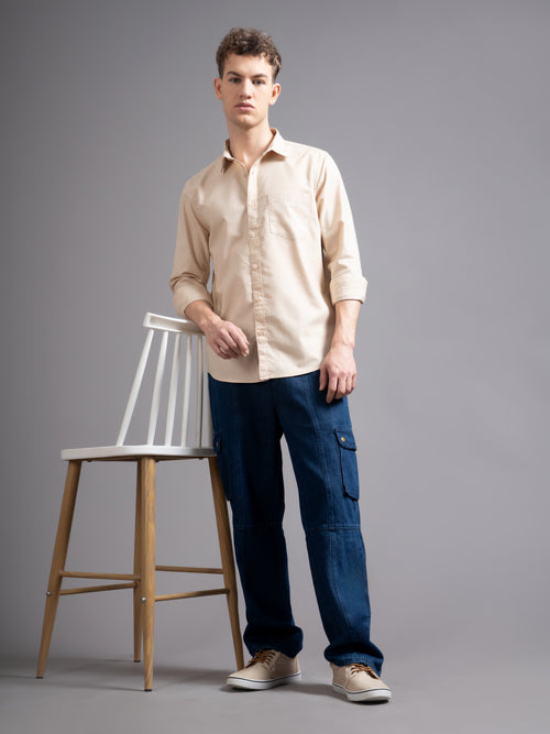 Men Smart Slim Fit Casual Shirt