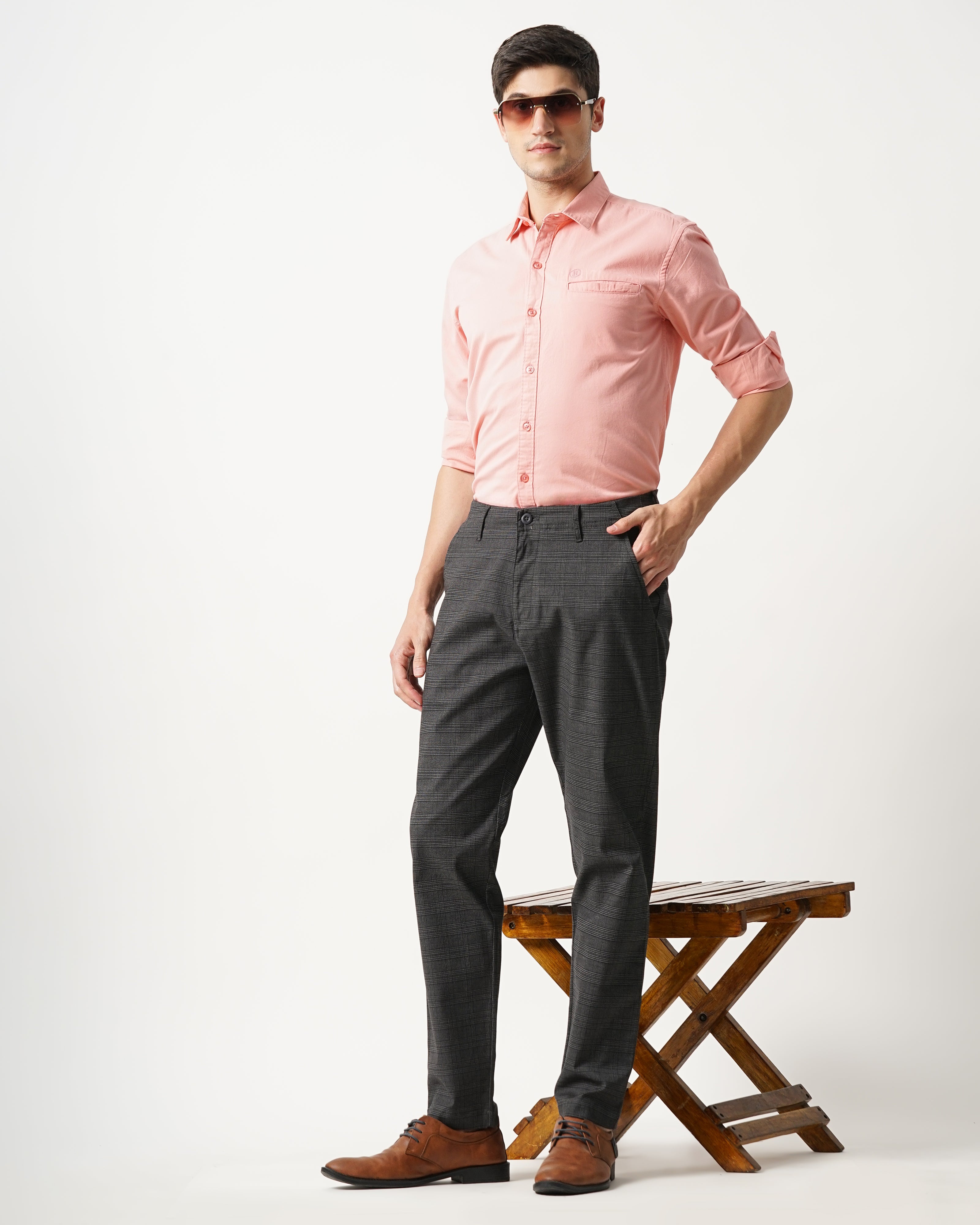 MEN'S REGULAR FIT TROUSERS