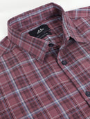 Men Smart Slim Fit Tartan Checks Checked Casual Shirt