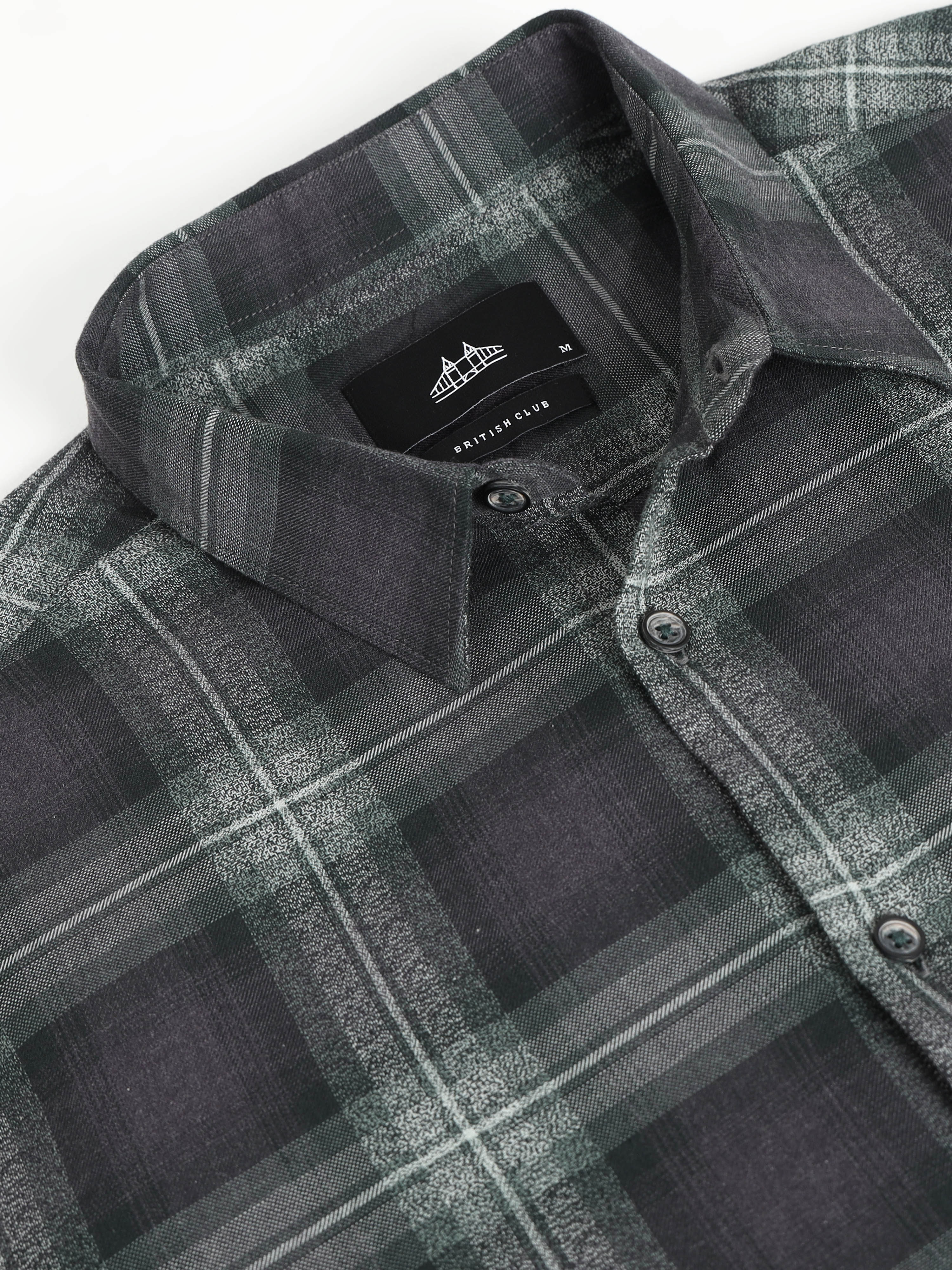 Men Smart Slim Fit Tartan Checks Checked Casual Shirt