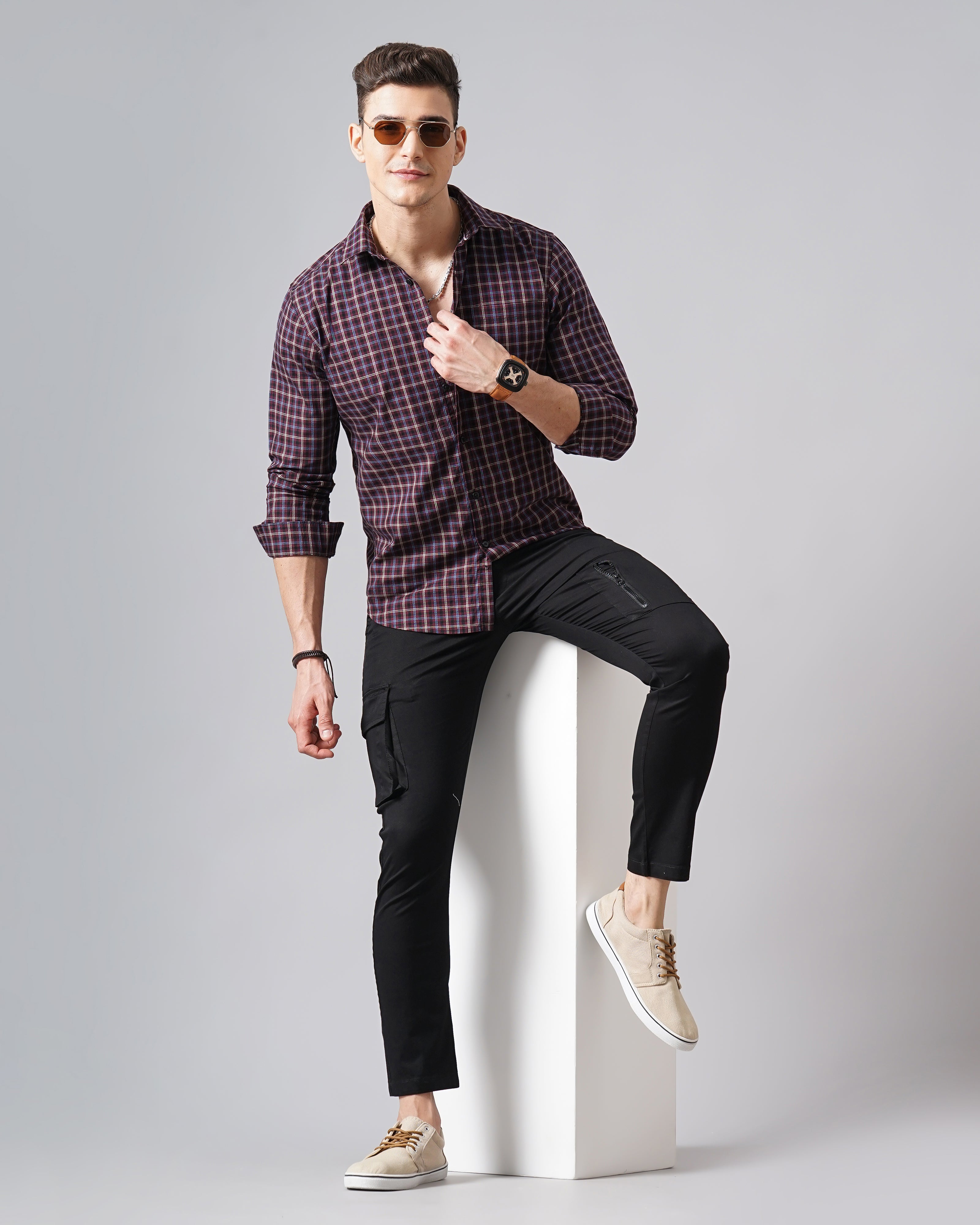 Men's Checks Shirt