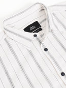 Men Smart Slim Fit Striped Casual Shirt