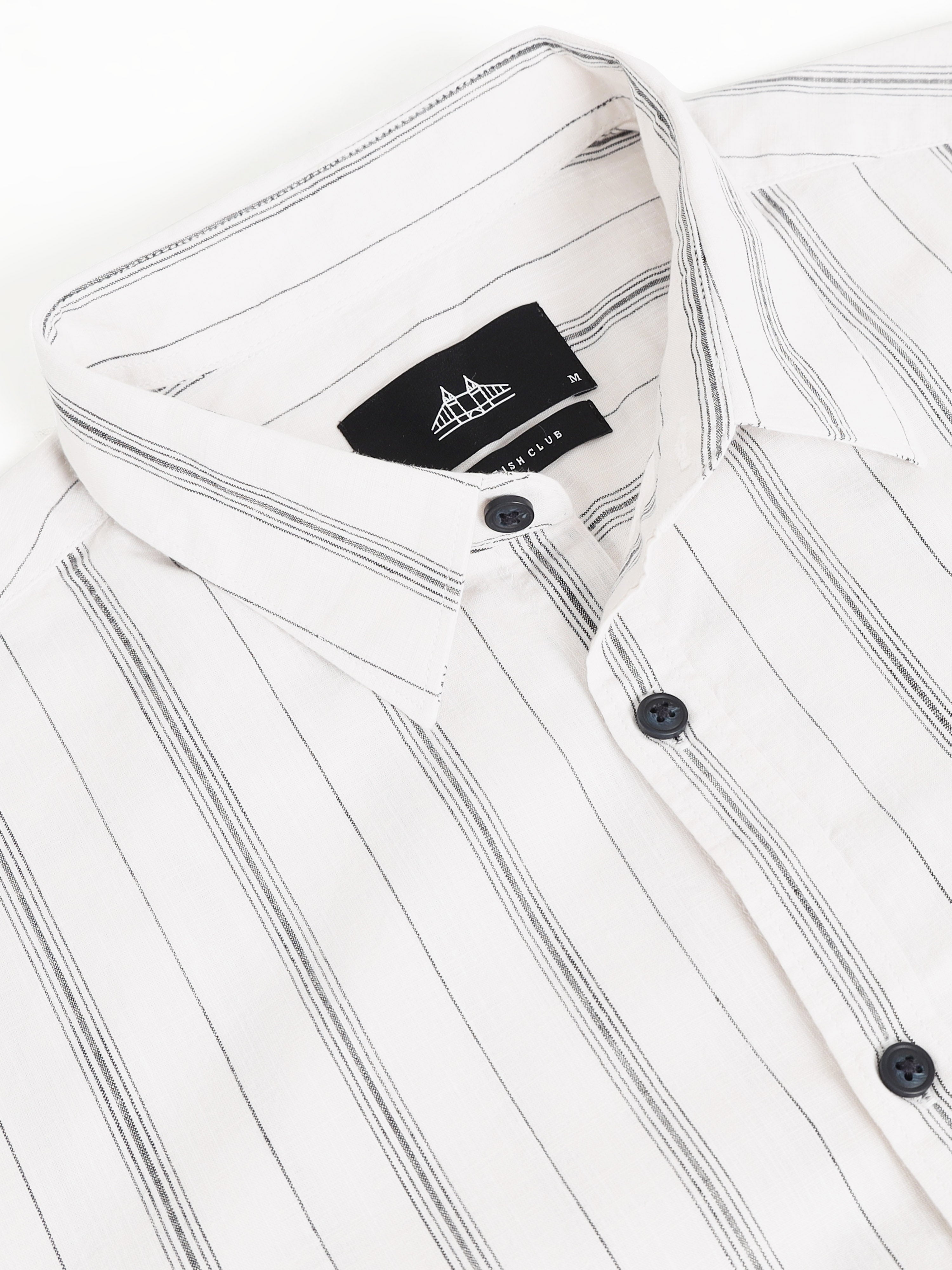 Men Smart Slim Fit Striped Casual Shirt
