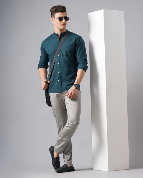 Men's Solid Casual Shirt