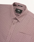 MEN'S SELF DESIGN REGULAR FIT SHIRT