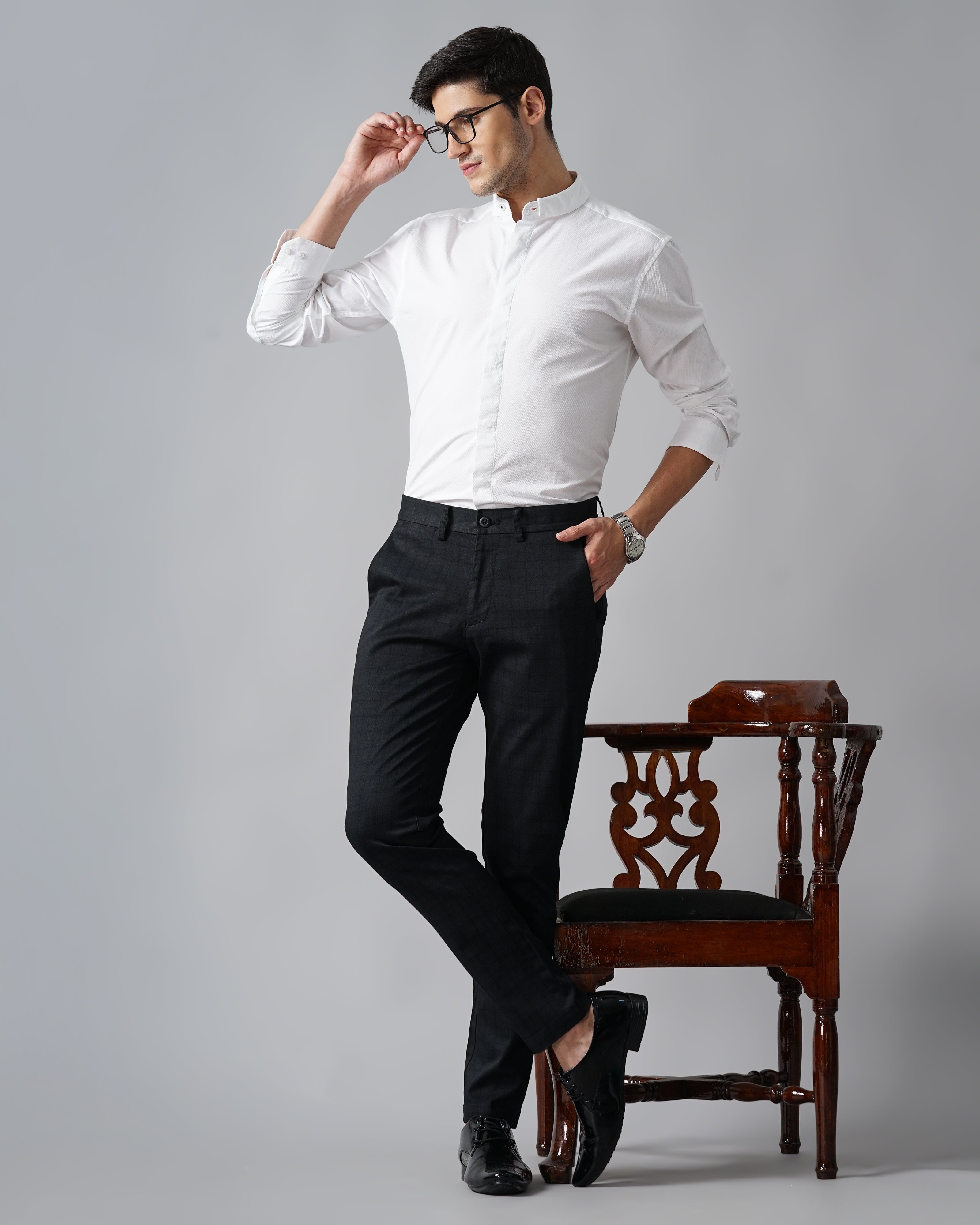 Men's Self Design Shirt