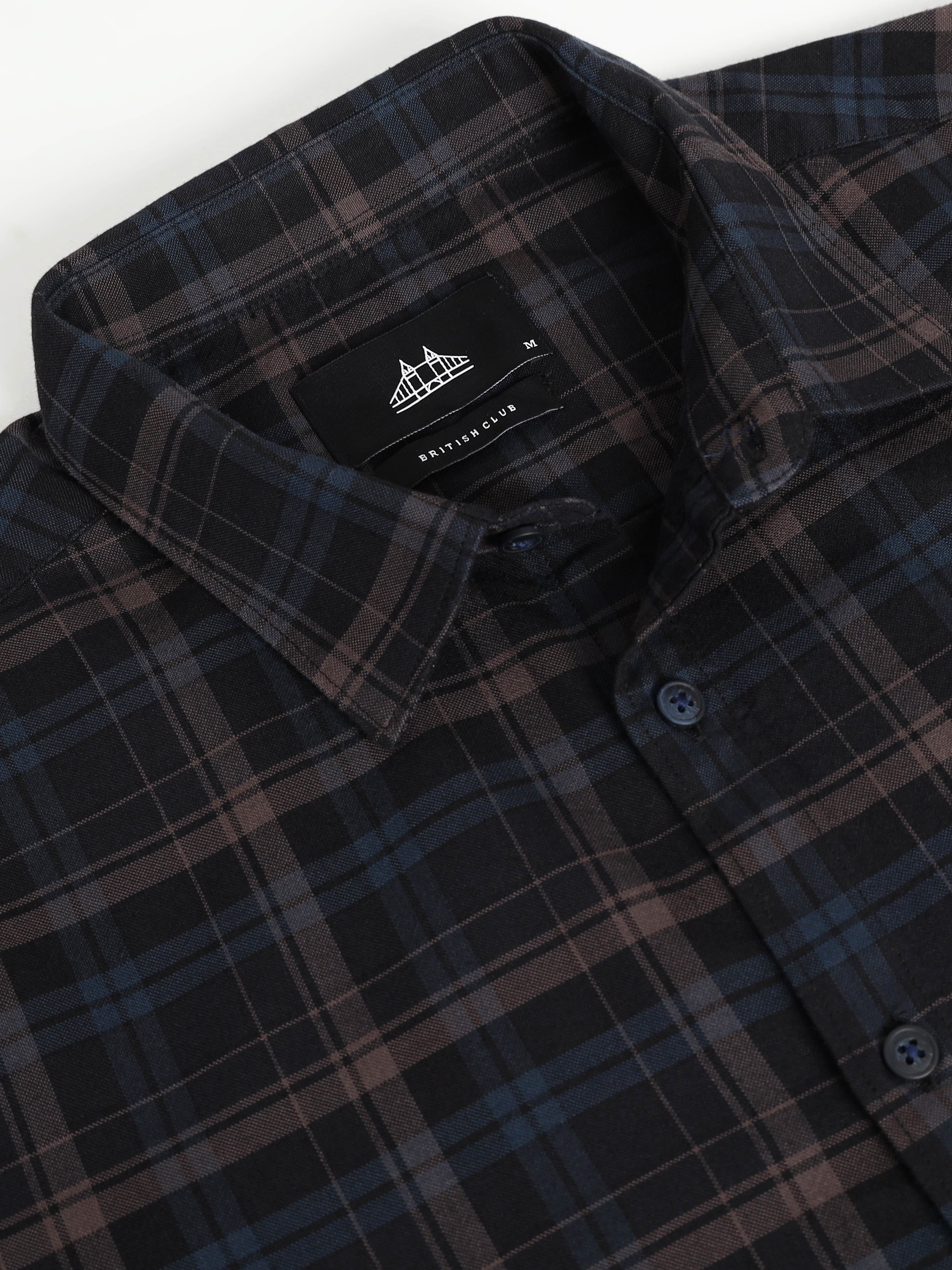 Men Smart Slim Fit Tartan Checks Checked Casual Shirt