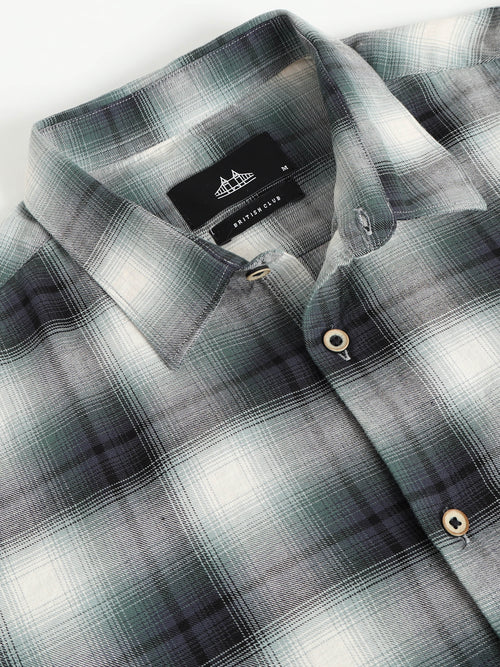 Men Smart Slim Fit Tartan Checks Checked Casual Shirt