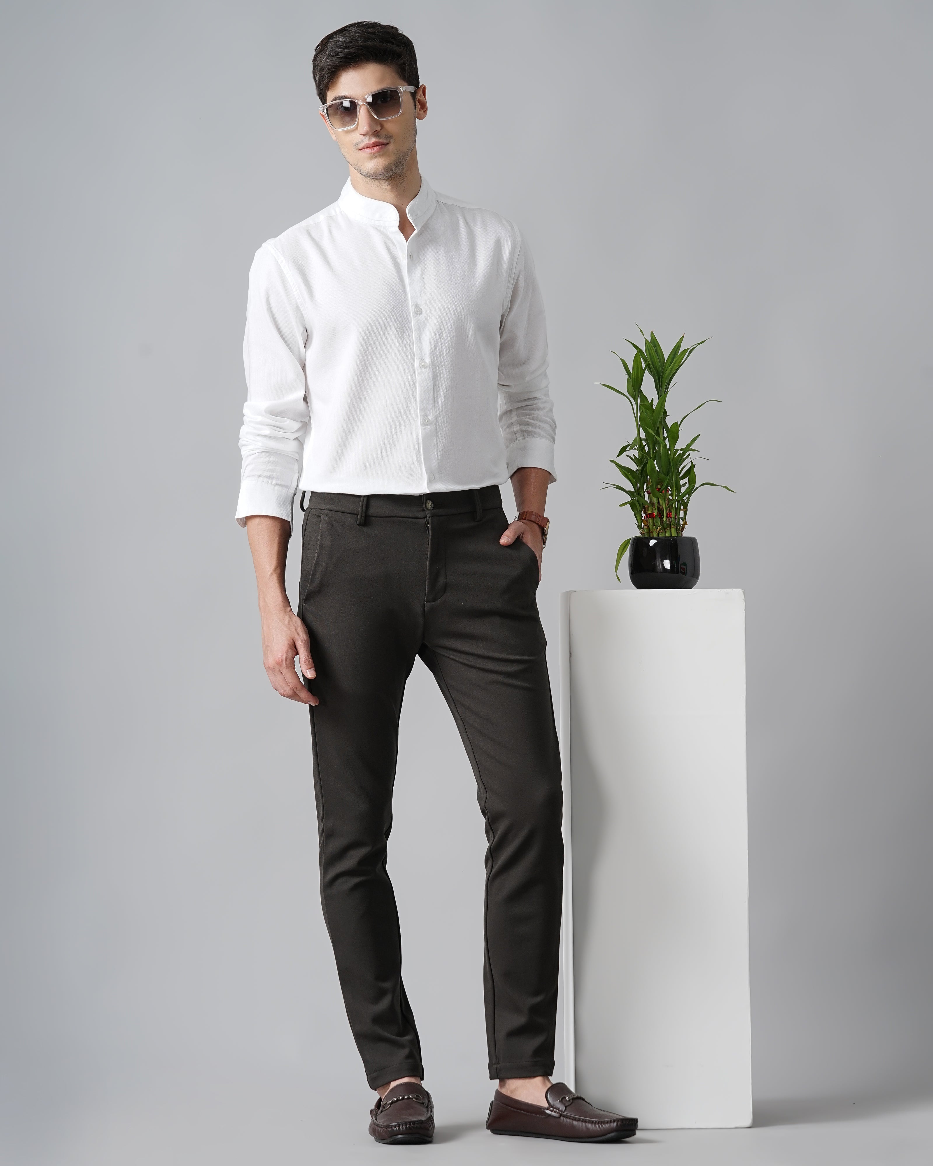 Men's Solid Casual Shirt