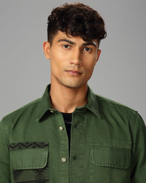 MEN OVERSHIRT FIT SHACKET