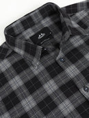 Men Smart Slim Fit Tartan Checks Checked Casual Shirt