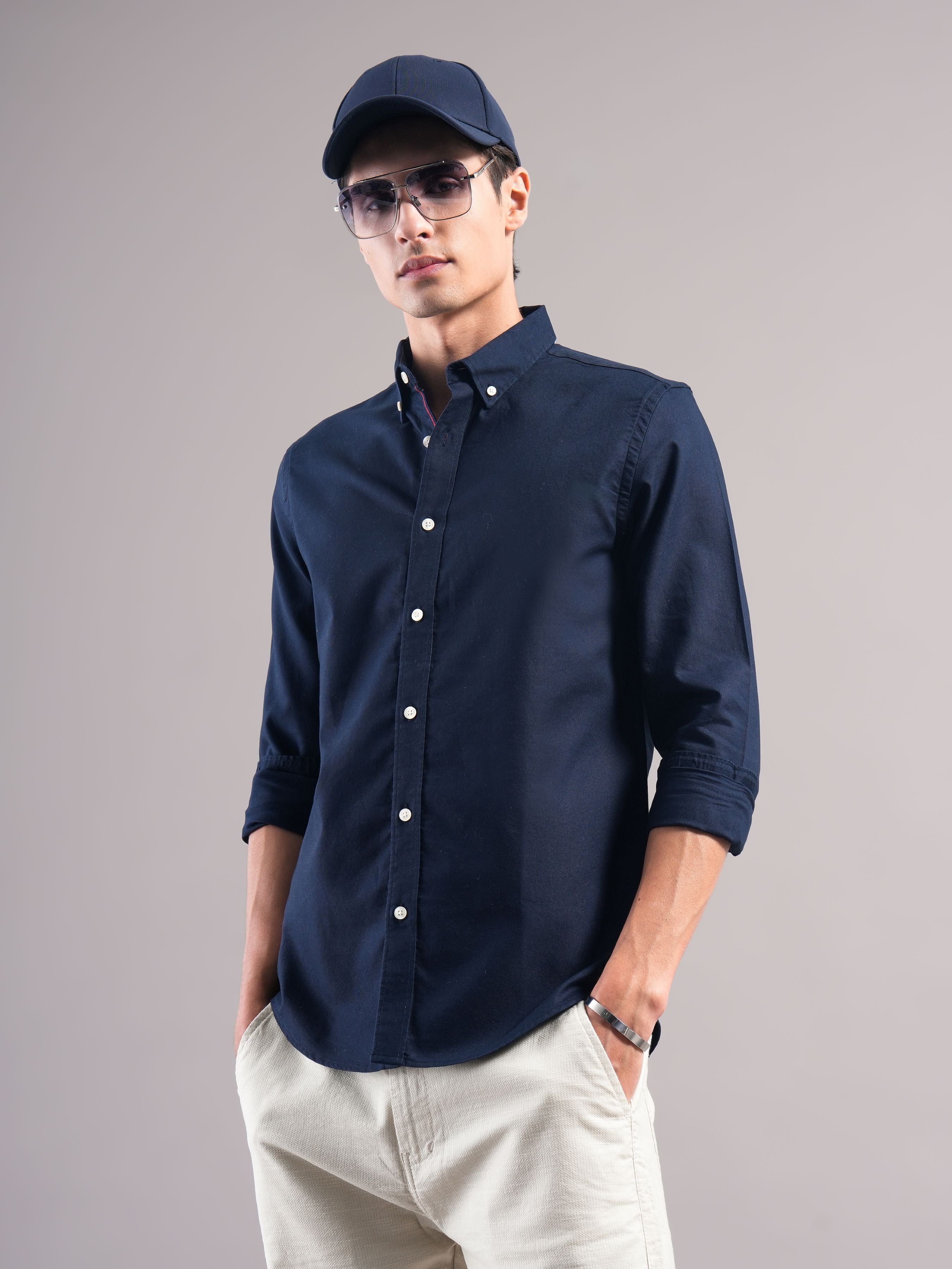 Men Smart Slim Fit Casual Shirt