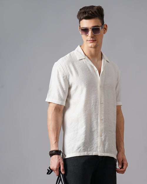 MEN'S SELF DESIGN SHIRT