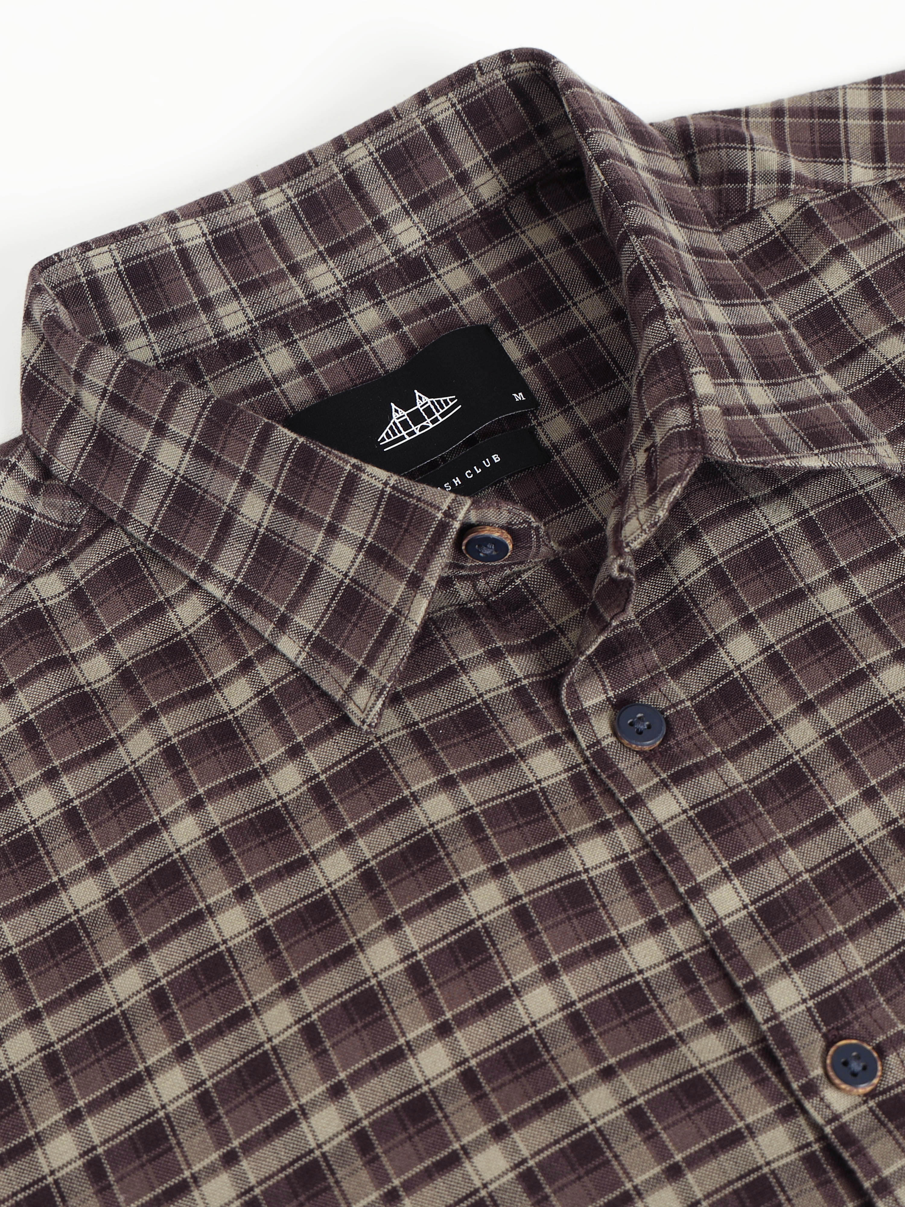Men Smart Slim Fit Tartan Checks Checked Casual Shirt