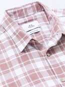 Men's Slub Herringbone Checks Shirt