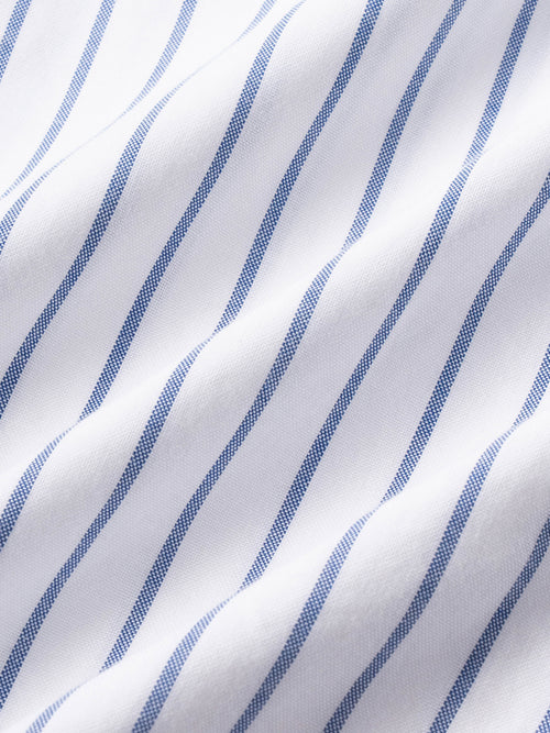 Men Striped Button-Down Collar Smart Slim Fit Shirt