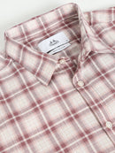 Men Smart Slim Fit Checked Casual Shirt