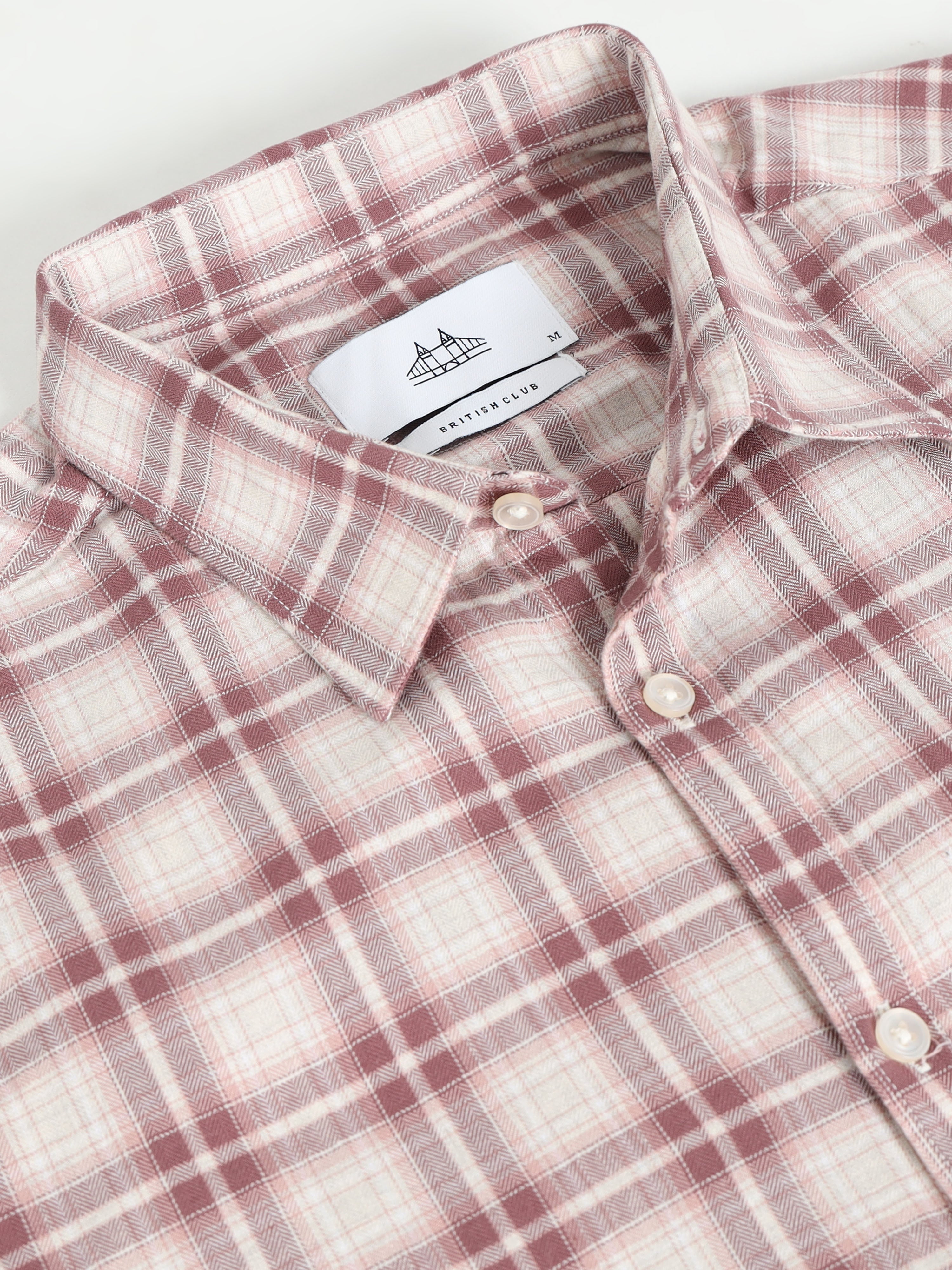 Men Smart Slim Fit Checked Casual Shirt