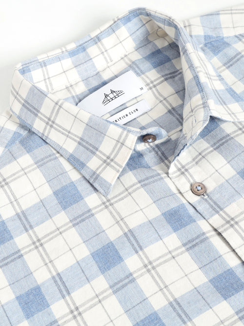 Men Smart Slim Fit Gingham Checks Checked Casual Shirt
