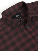 Men Smart Slim Fit Gingham Checks Checked Casual Shirt