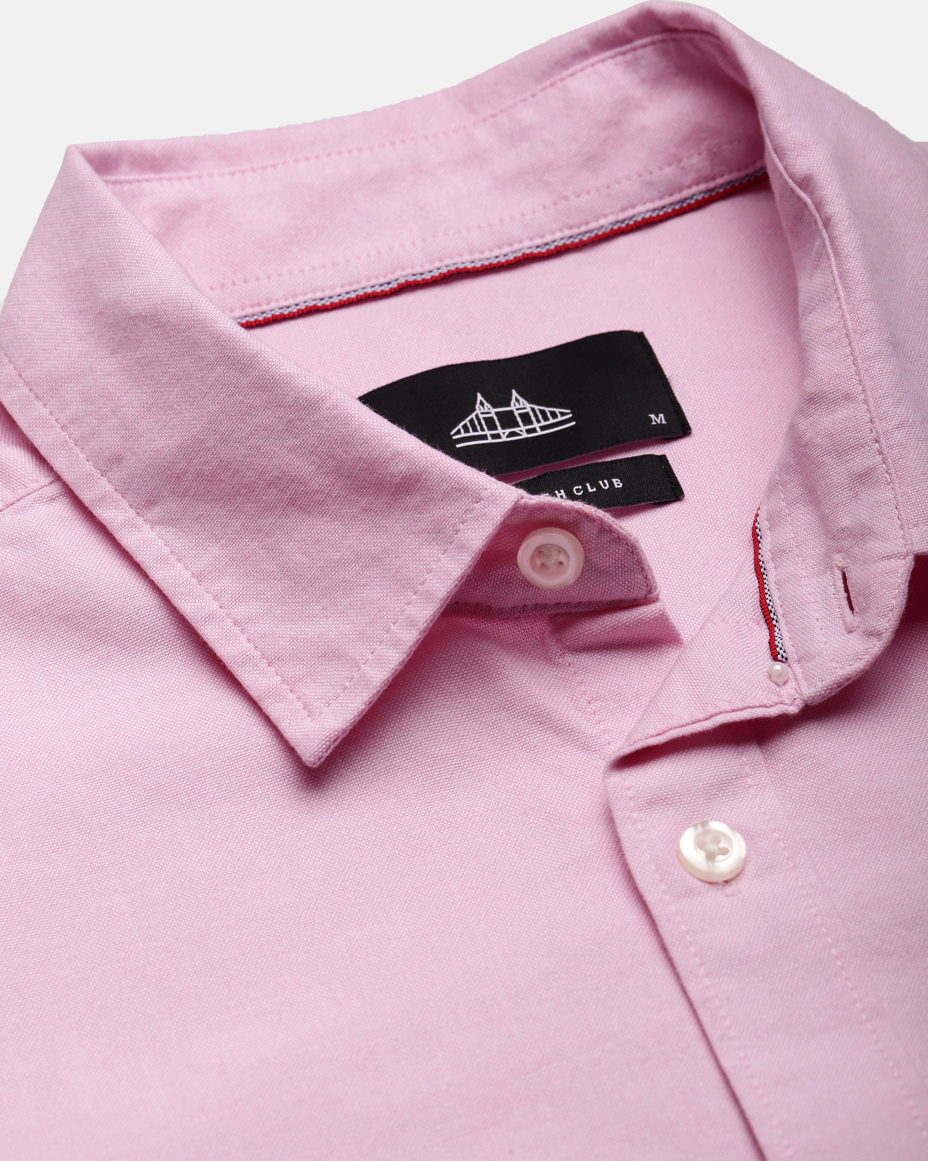 Men Slim Fit Oxford Cotton Casual Shirt