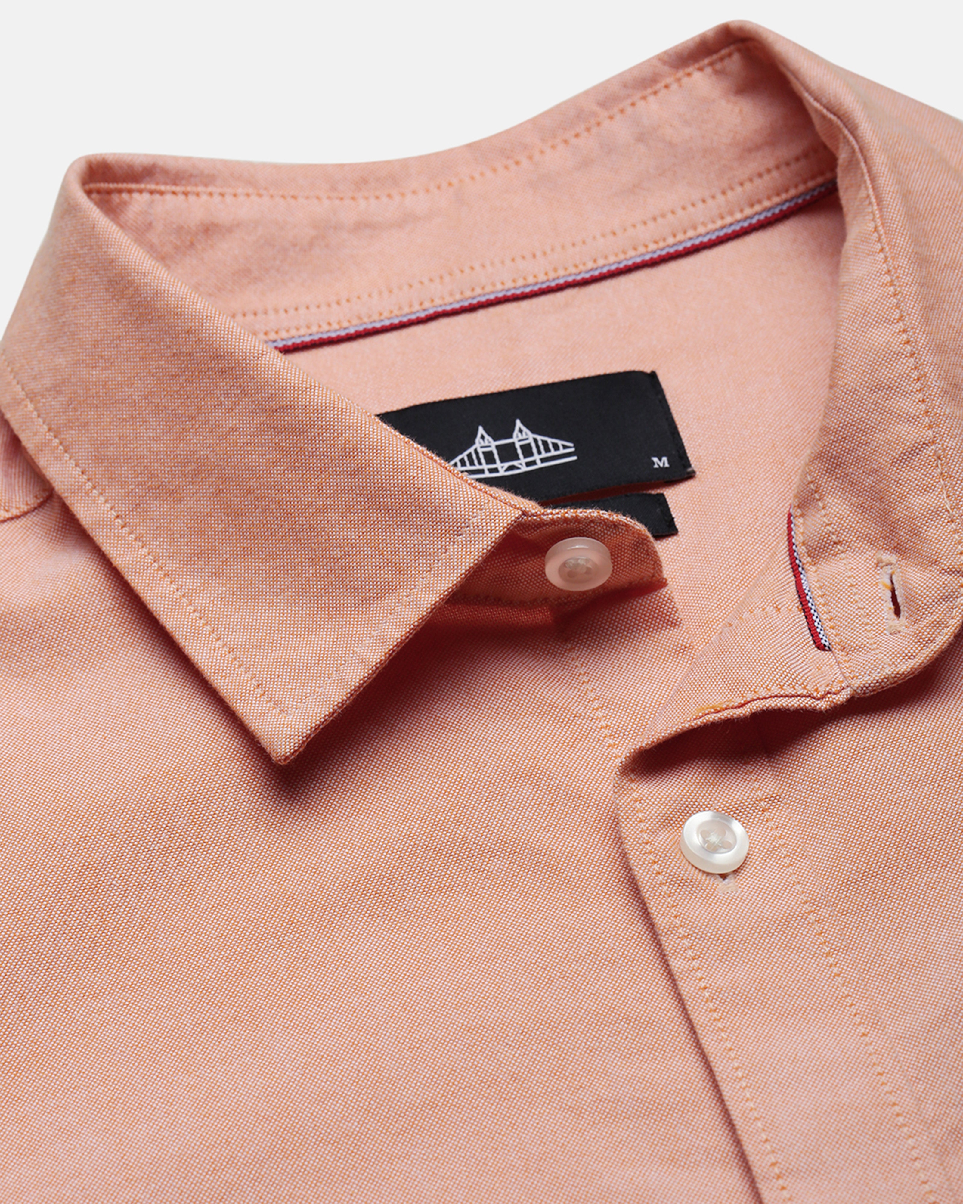 Men Slim Fit Oxford Cotton Casual Shirt