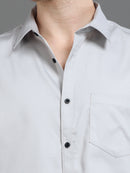 Men Satin Slim Fit Shirt