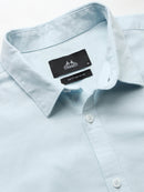 Men's Slub Slim Fit Solid Shirt