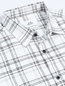 Men's Premium Oxford White Checks Shirt