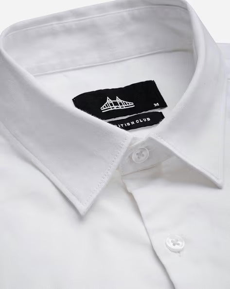 Satin Slim fit  Plain Shirts