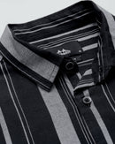 Comfort Slim Fit Striped Spread Collar Pure Cotton Casual Shirt