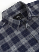 Men Smart Slim Fit Checked Casual Shirt