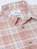 Men Smart Slim Fit Tartan Checks Checked Casual Shirt