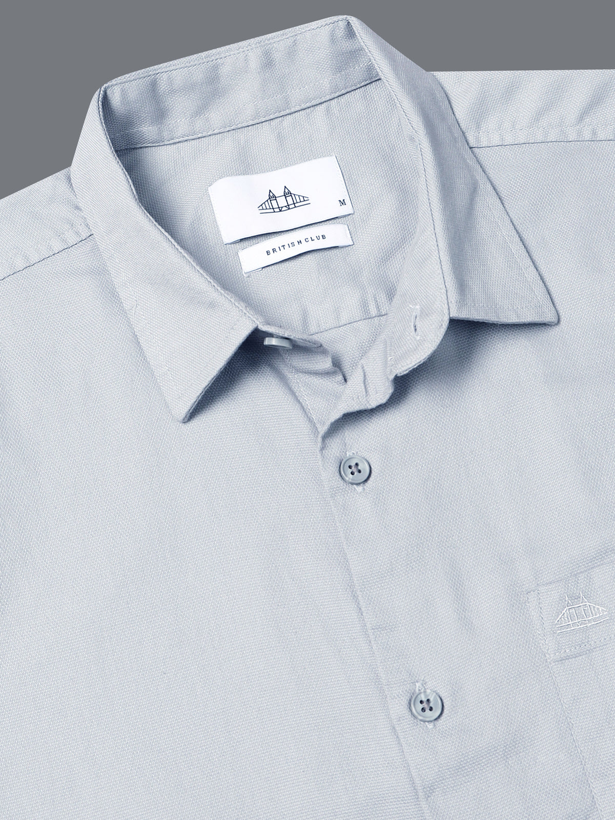 Men Dobby Solid Shirt