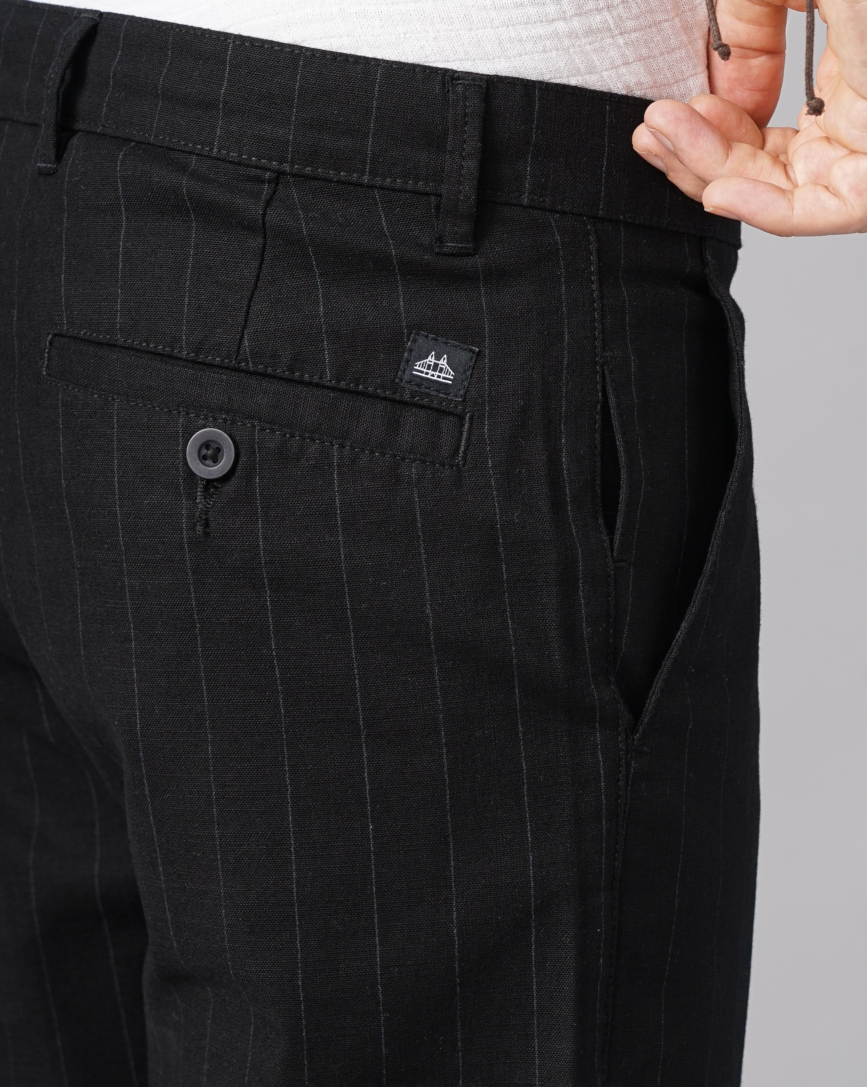 COTTON LINEN CHINOS