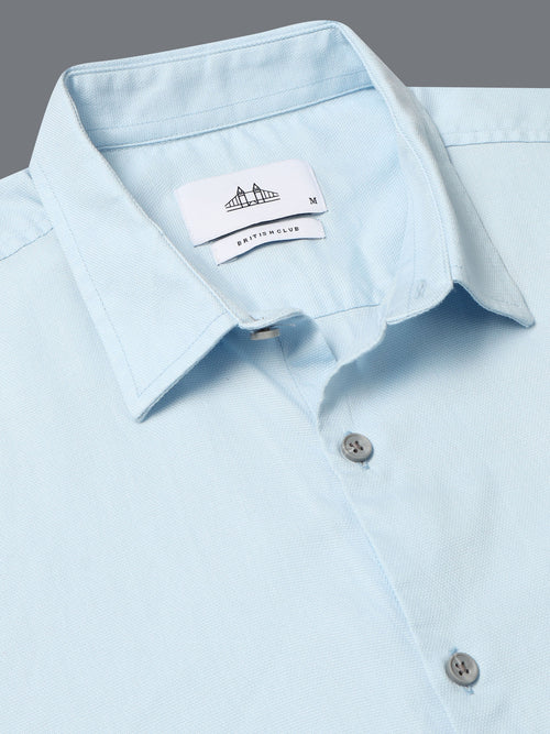 Men Dobby Solid Shirt