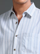 Men Oxford Stripes Shirt
