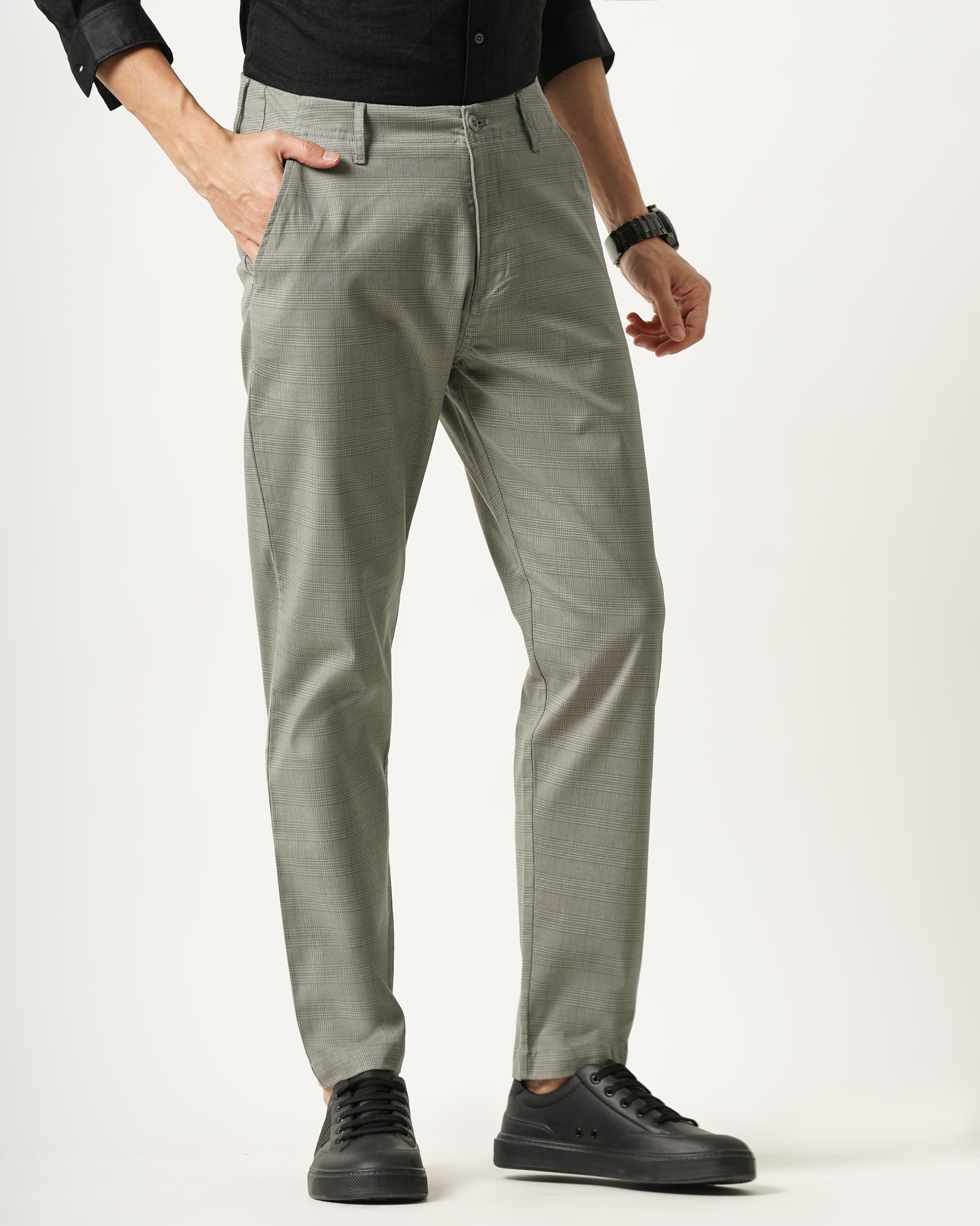 MEN'S REGULAR FIT TROUSERS