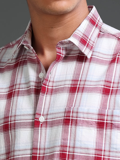 Men Premium Oxford Checks Shirt
