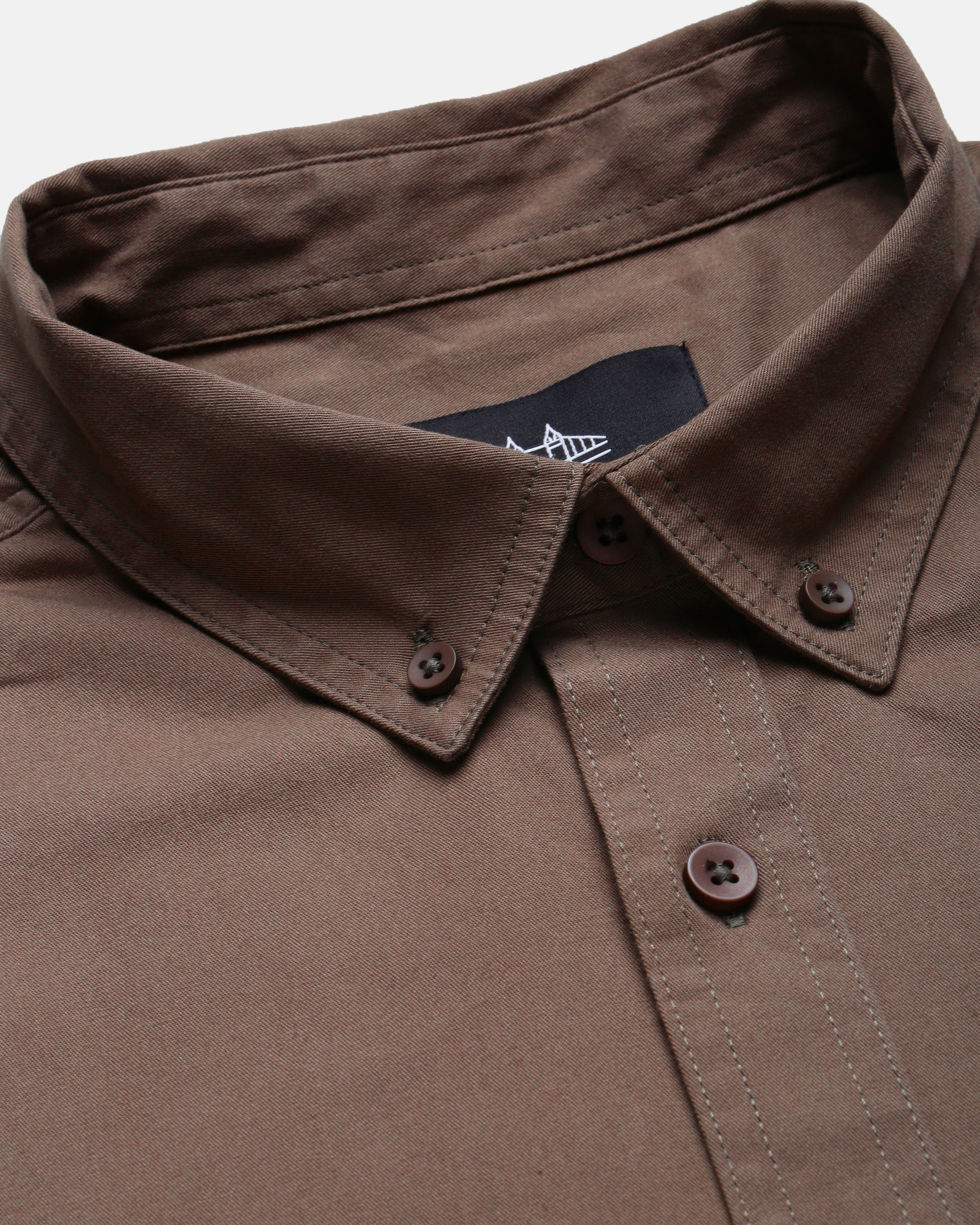 Men Smart Slim Fit Solid Button-Down Collar Cotton Casual Shirt